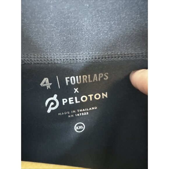 Fourlaps x Peloton Quarter-Zip Performance Pullover Black Men’s XXL - Picture 3 of 5